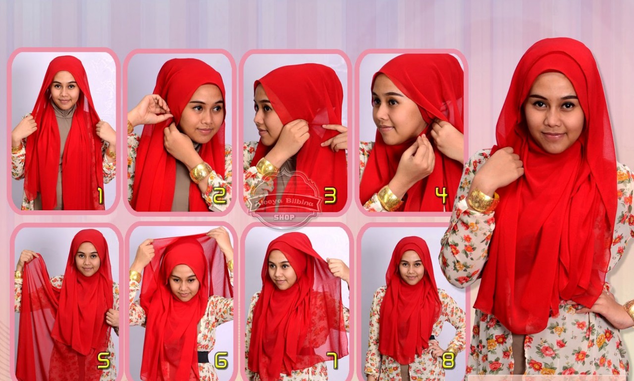 Macam-macam Model Hijab dan Tutorial Pemakaiannya Macam-macam Model Hijab dan Tutorial Pemakaiannya