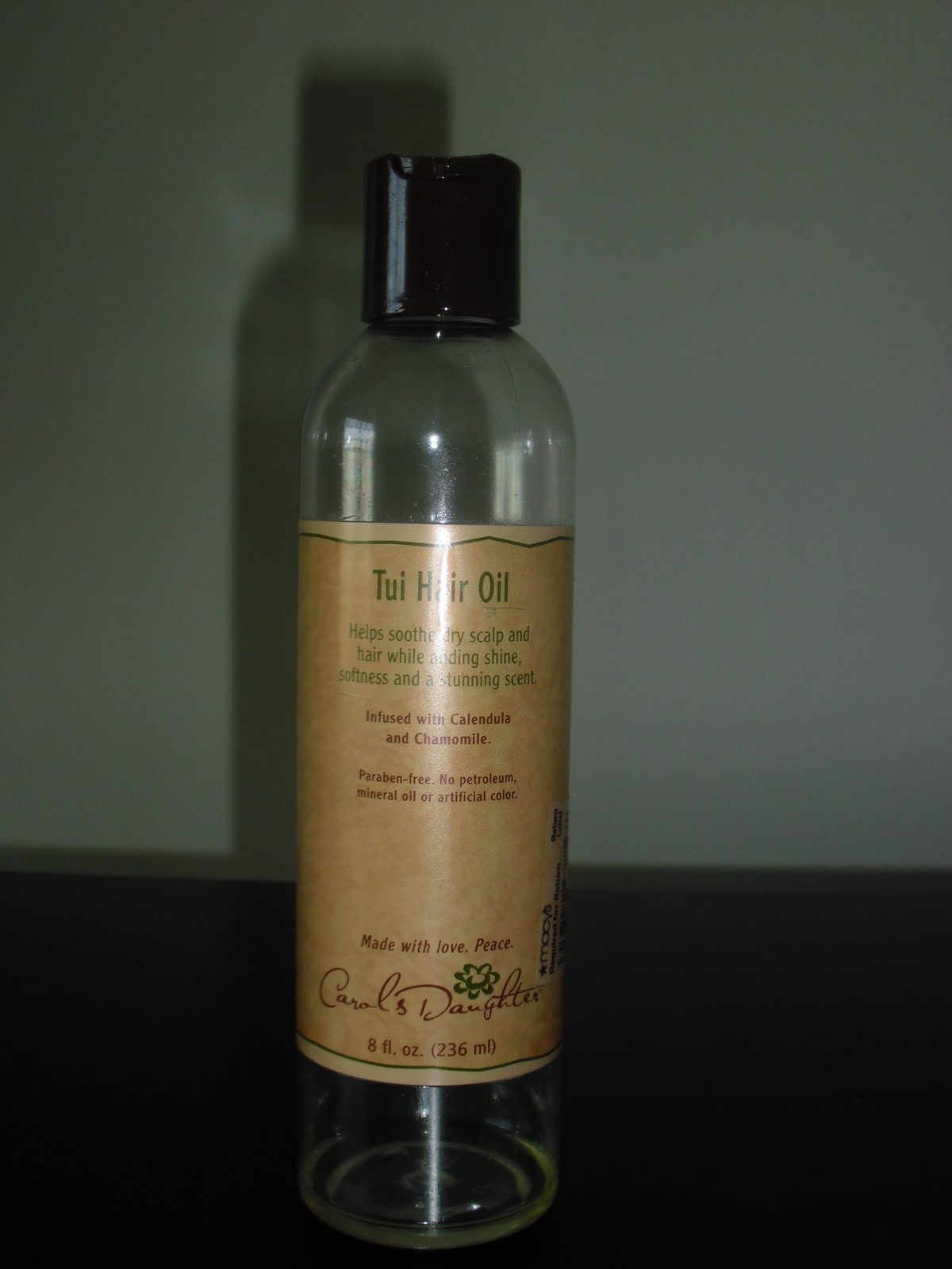 EMPTIES Carol's Daughter Tui Hair Oil