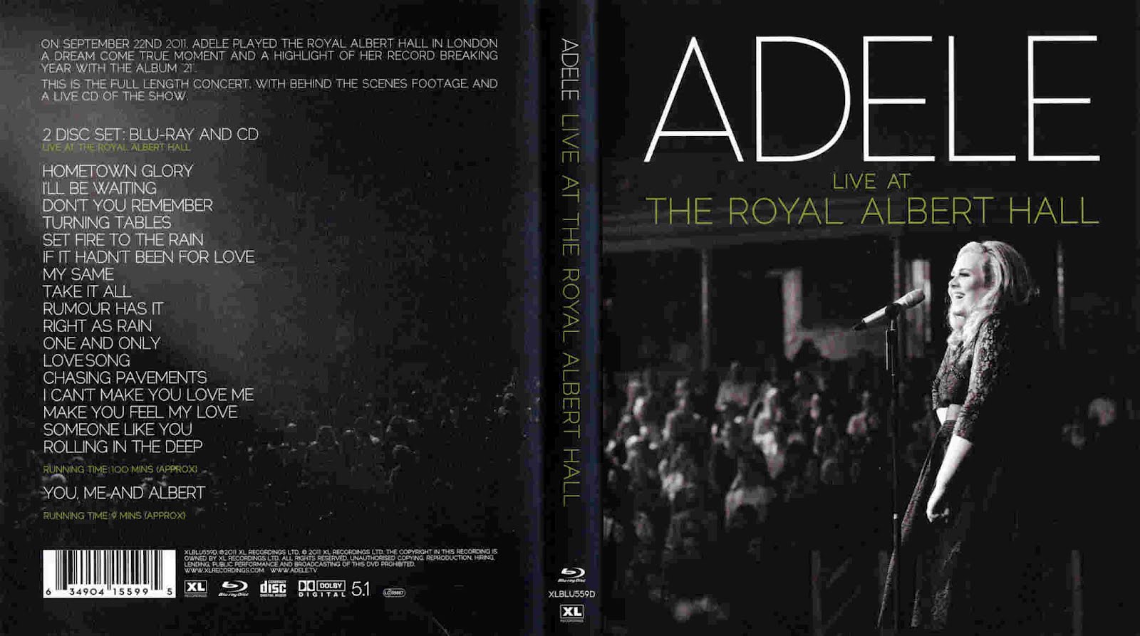 Take to hall. Концерт Adele Live 2011. Adele - 2011 - Live at the Royal Albert Hall. Live at the Royal Albert Hall.