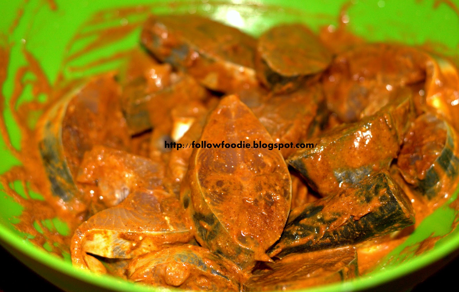 Follow foodie Spanish Mackerel Fry / Vanjiram Meen Varuval