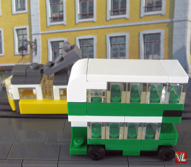 MOC LEGO Elétrico e autocarro da Carris