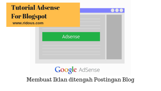 Cara memasang iklan adsense ditengah postingan dengan mudah Cara memasang iklan adsense ditengah postingan dengan mudah