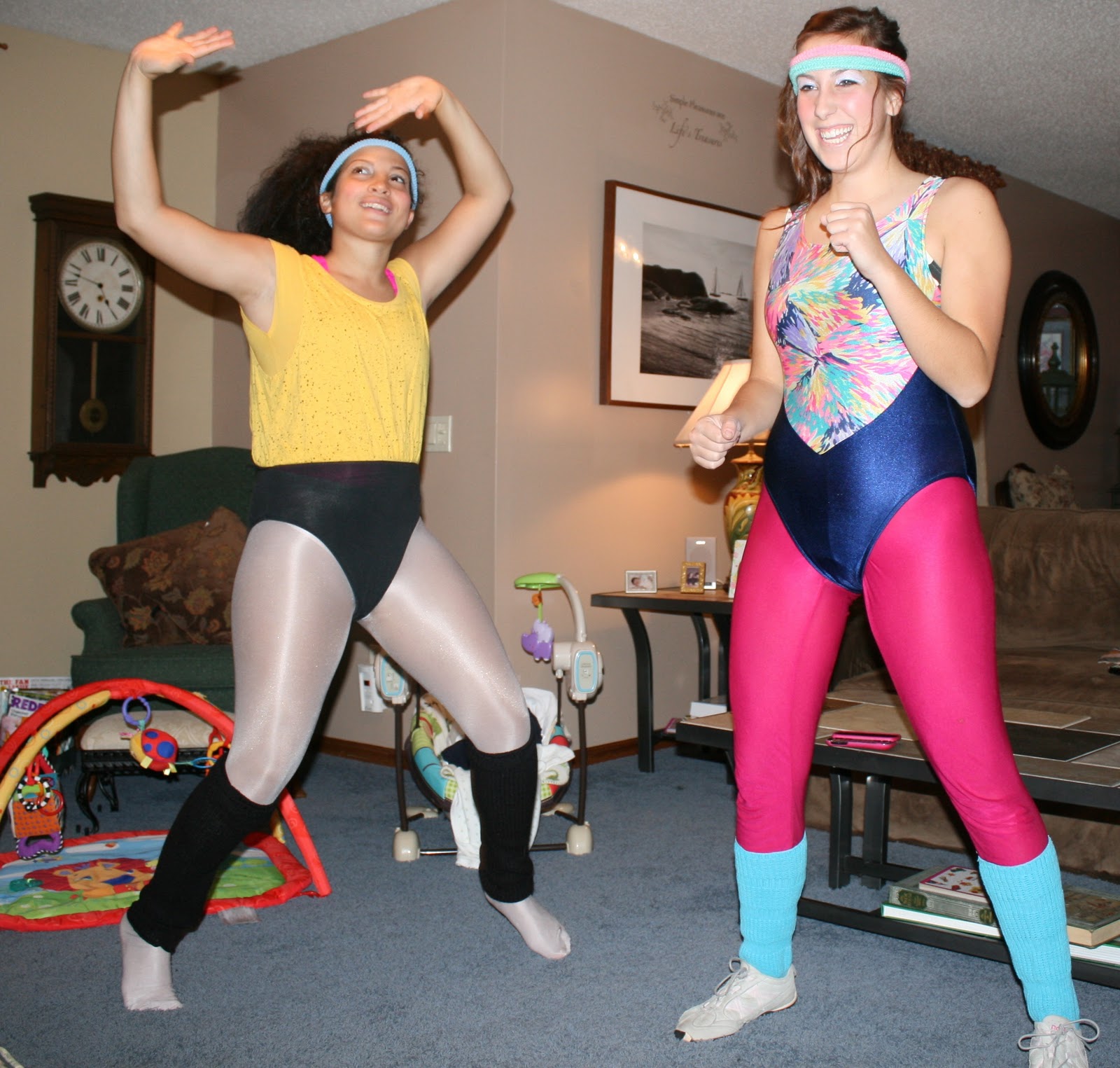 fashionably unique Day 19 80's fitness/ birthday