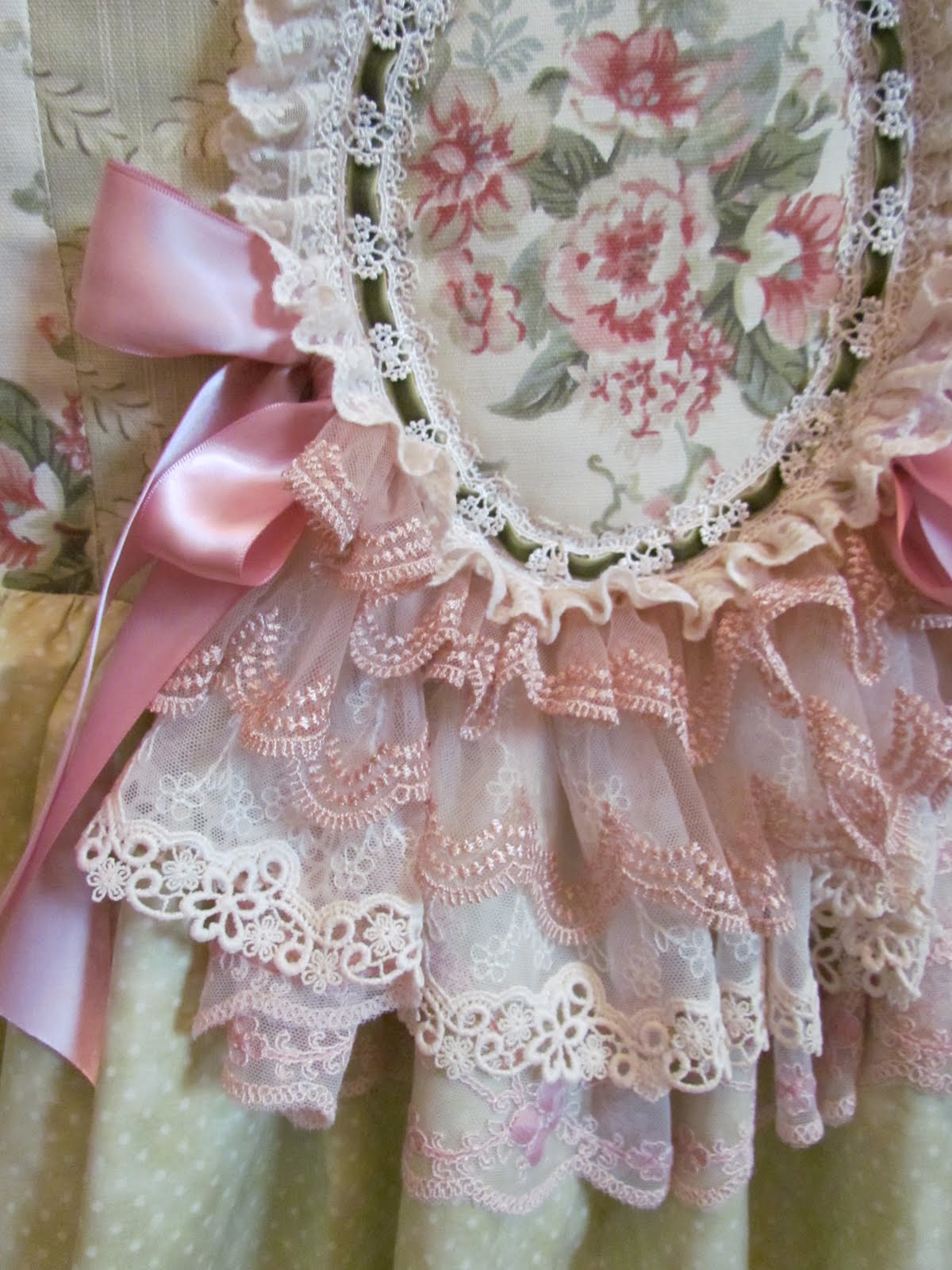 Angela Lace Desk Chair Cover with Lace.