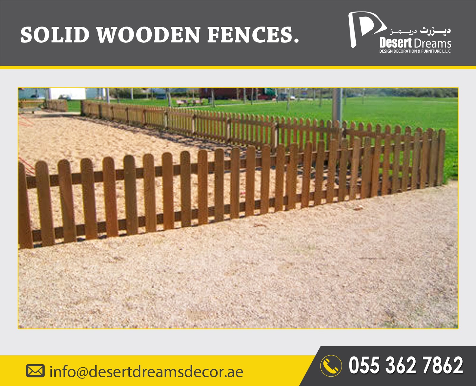 Wooden Fence in UAE