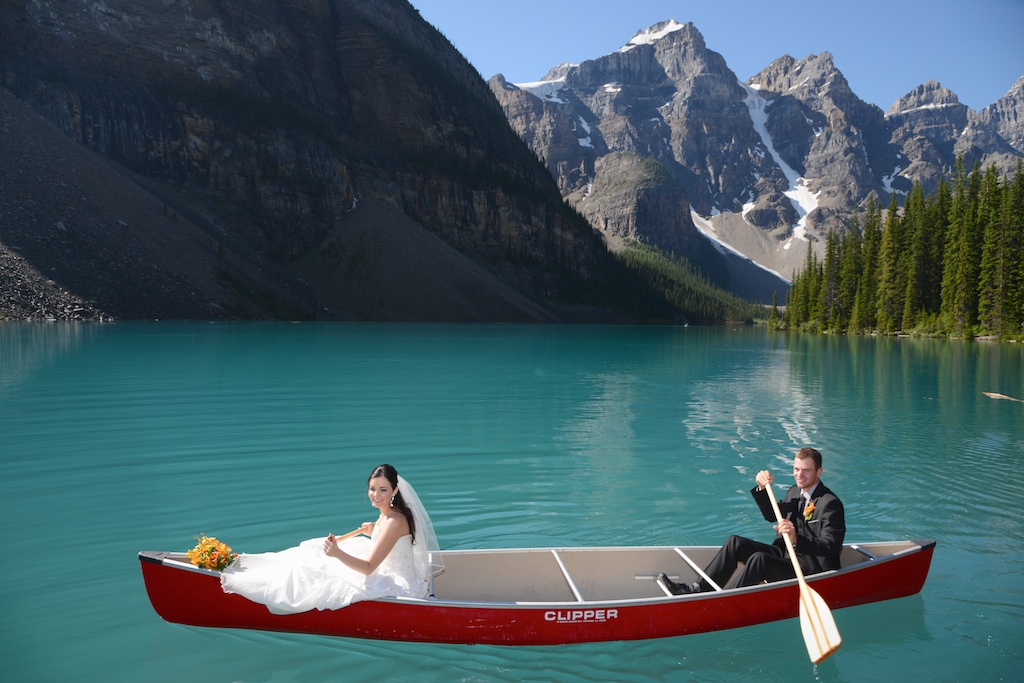 Summer Wedding Moraine Lake