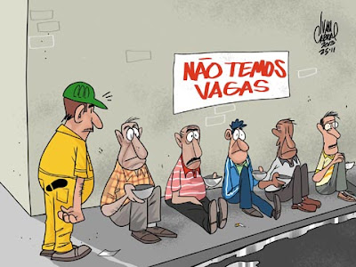 Resultado de imagem para desemprego charge