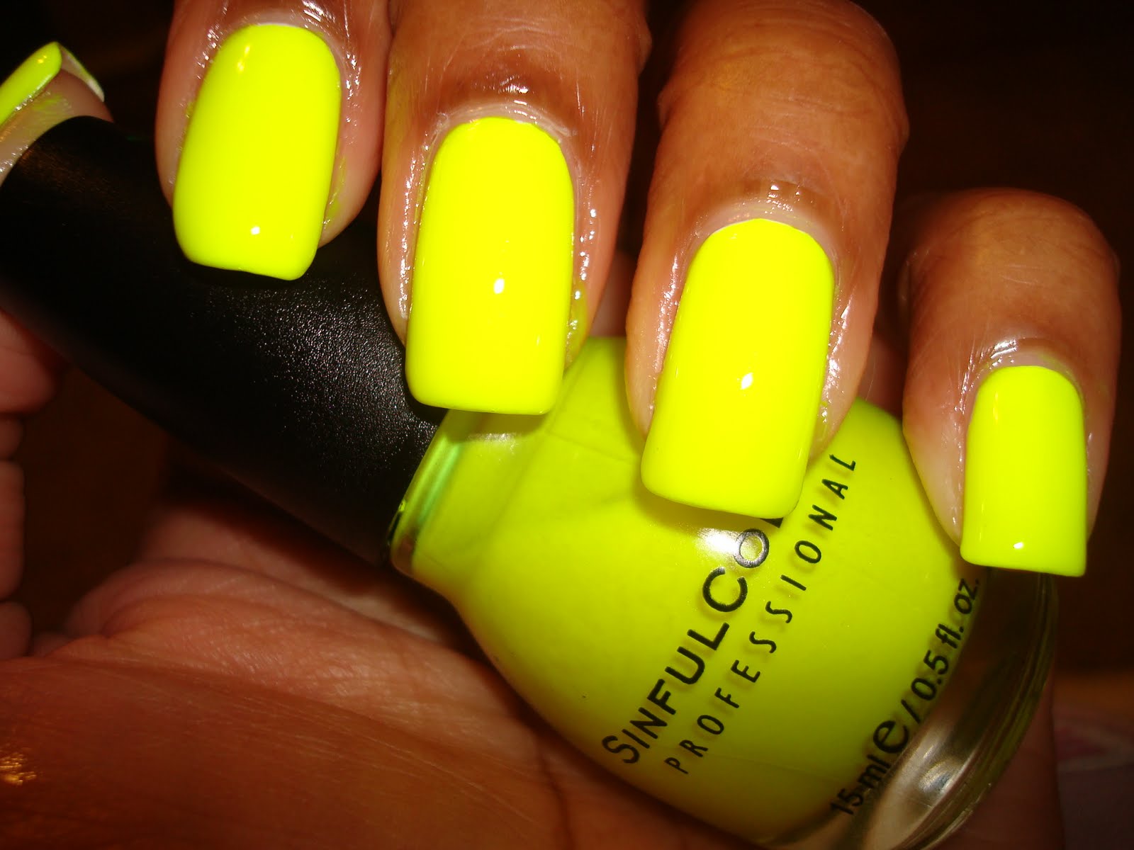 1. Sinful Colors Acid Test Nail Polish in "Neon Melon" - wide 3