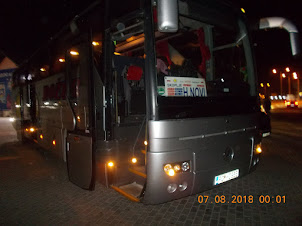 The Bus to Podgorica from Skopje.