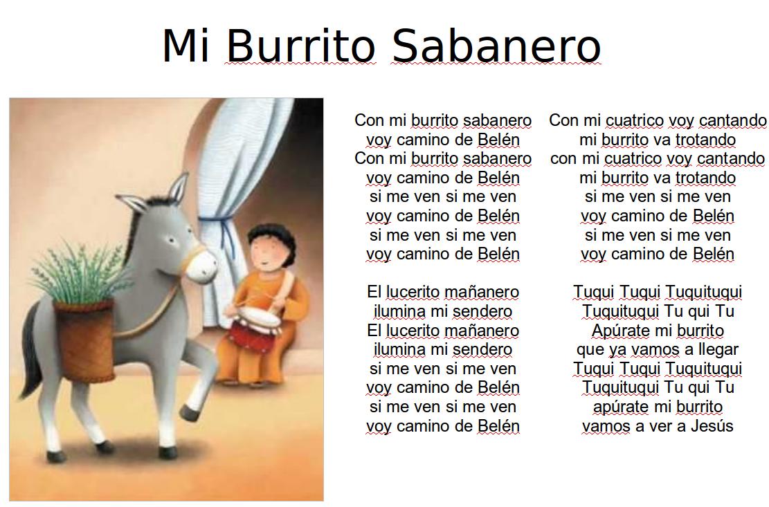 CANTORES INFANTILES MI BURRITO SABANERO