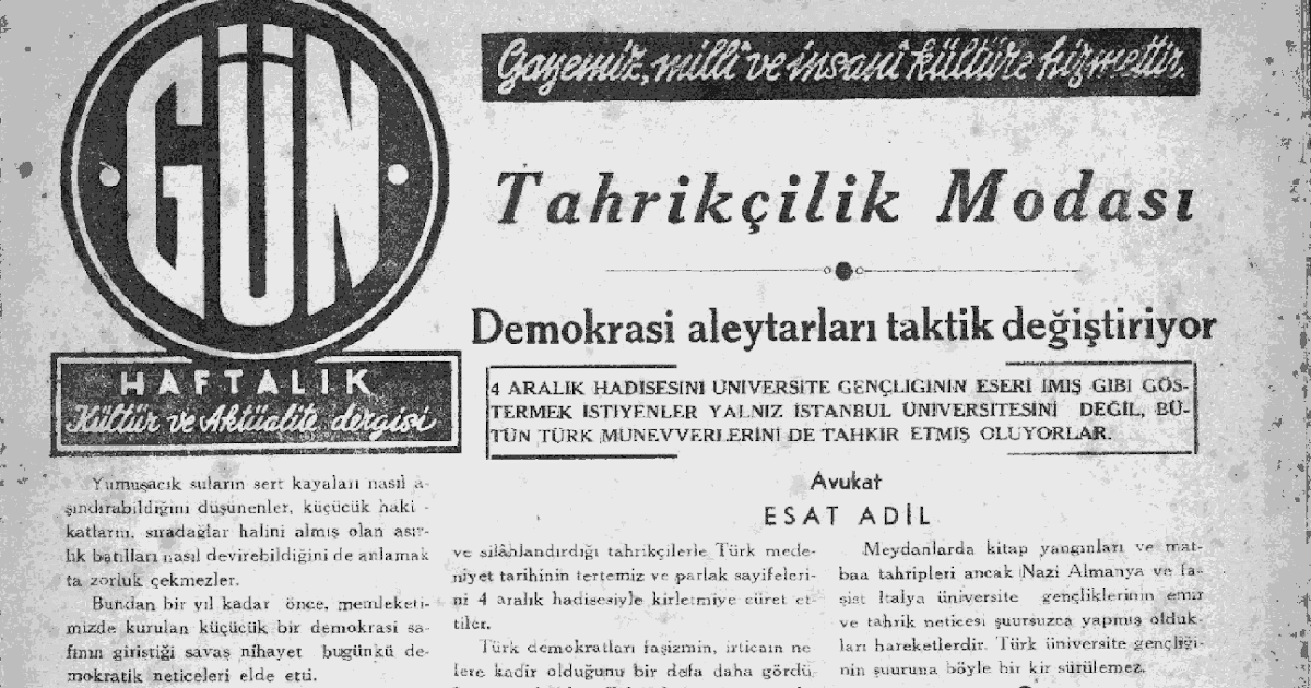 15 Haziran 1946 Gün Tam Metin