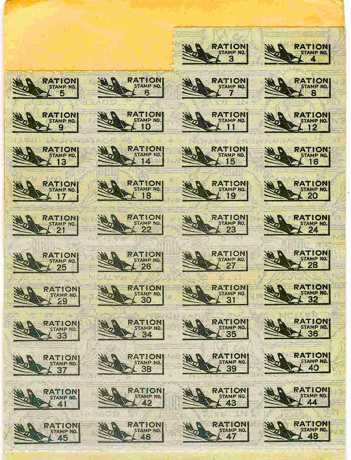 Filiopietism Prism: Friday Fotos -- World War II Ration Stamps