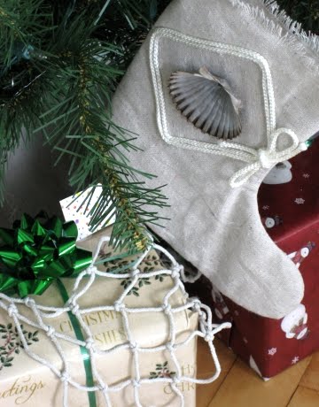 homemade Christmas stocking