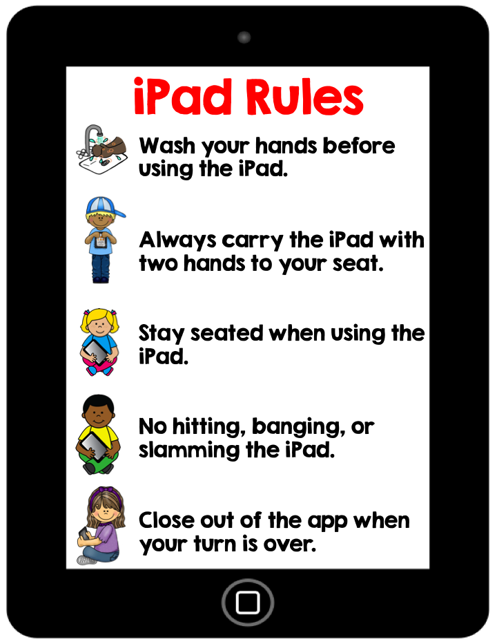 iPad rule, iPads in kindergarten