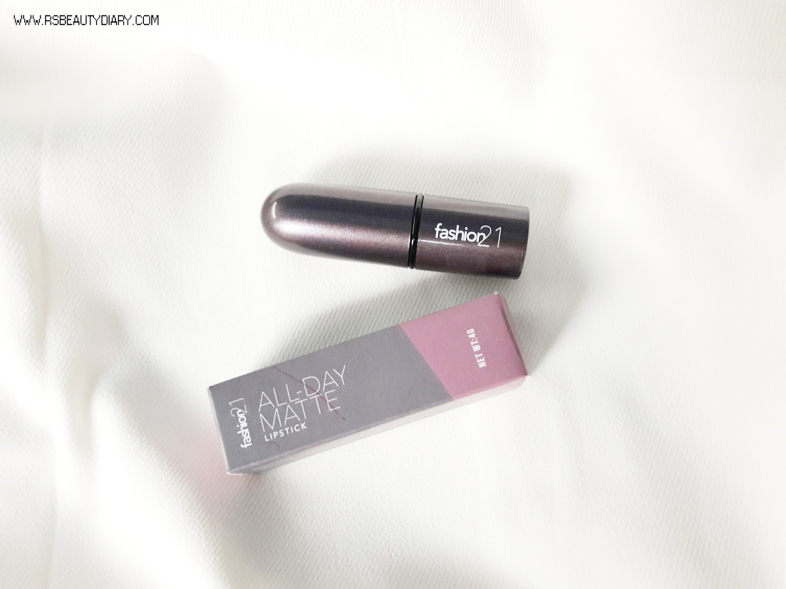 REVIEW Fashion21' AllDay Matte Lipstick (Cabaret) R's Beauty Diary