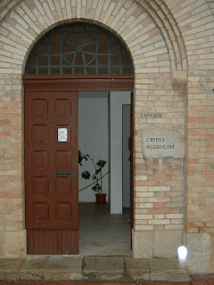The Mussolini family crypt in Predappio