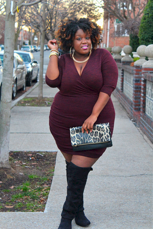 Weekend Look: Sweater Dresses & Knee-high Boots! – On The Q Train