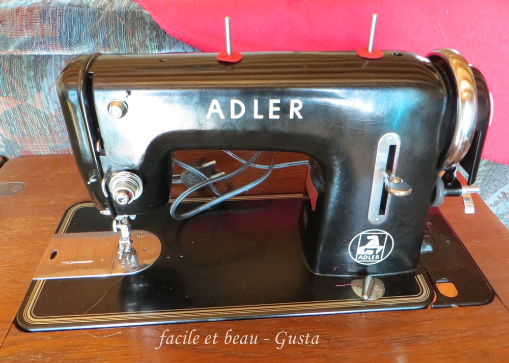 Facile Et Beau Gusta Adler Zentralspulen Nahmaschine 152