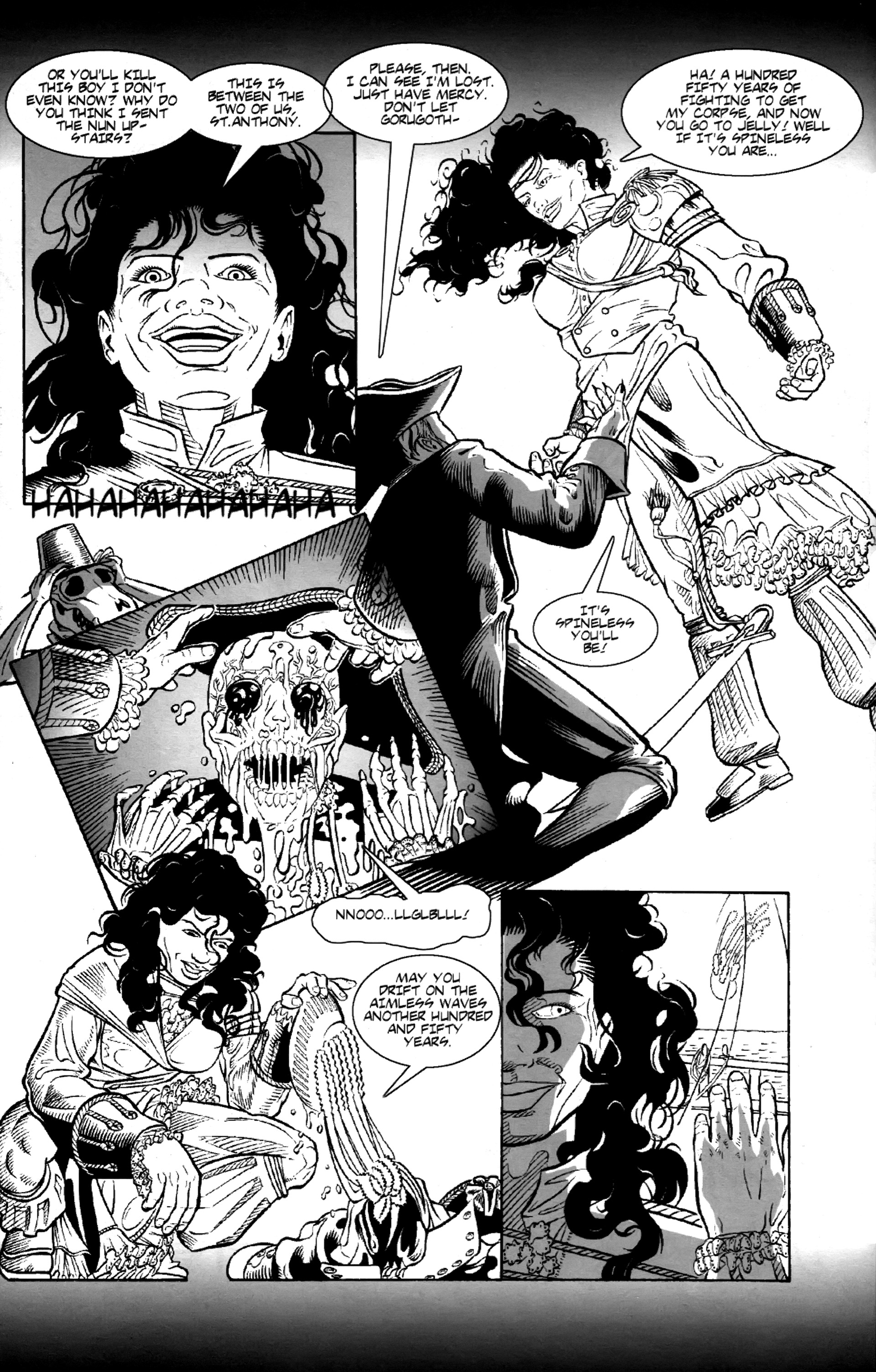 Read online Warrior Nun: Black & White comic -  Issue #2 - 16