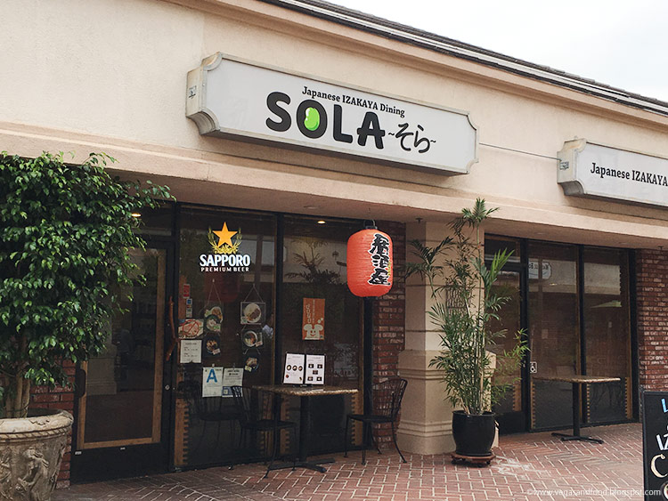 Sola Japanese Izakaya Encino Vegas and Food