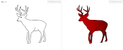 deer draw step easy