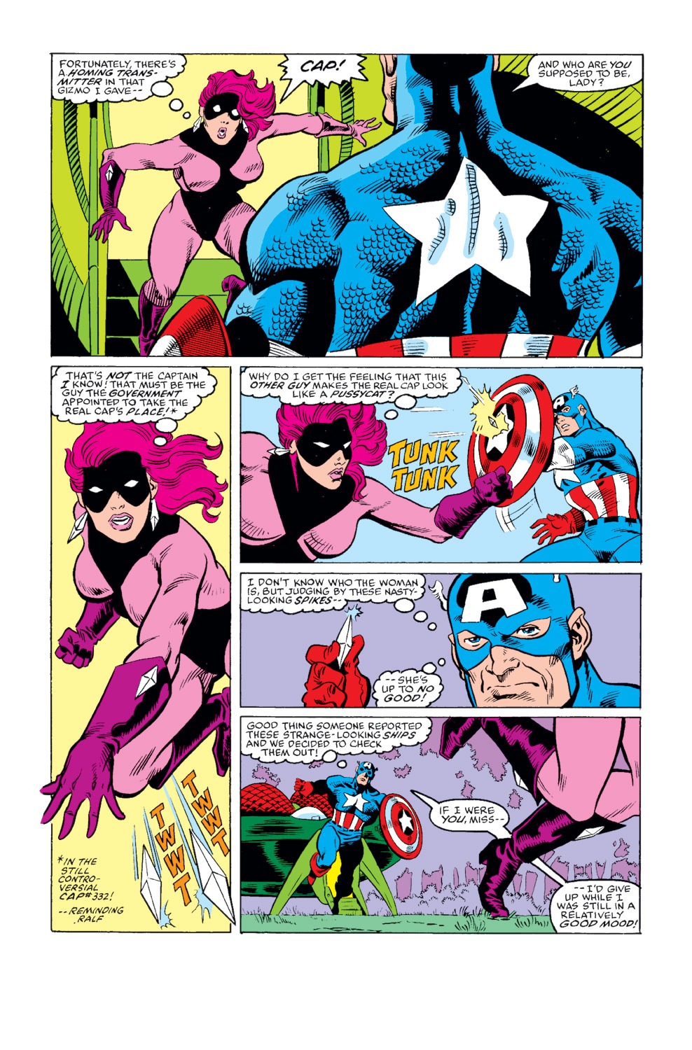 Read online Captain America (1968) comic - Issue #344 - 22