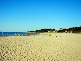 The beach in Holland, Michigan The beach in Holland, Michigan