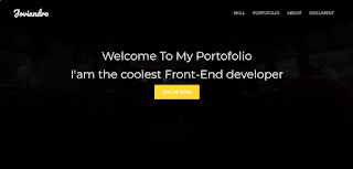 Contoh Website Portofolio Sederhana Tapi Keren Untuk Programmer  
