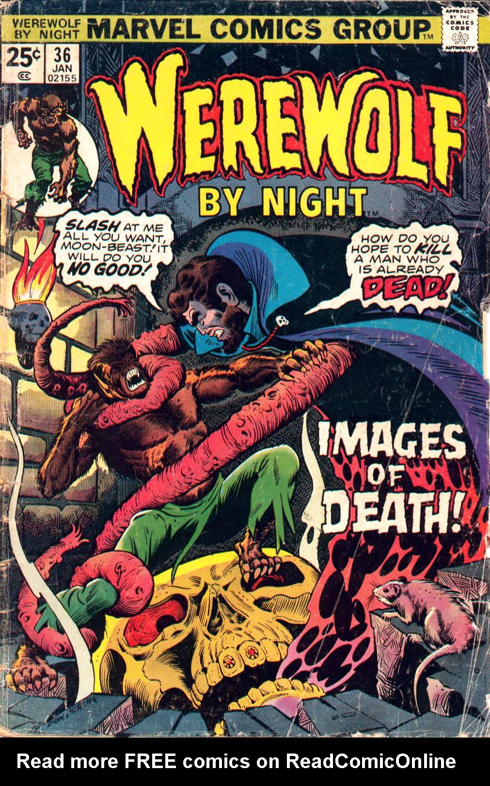 Read online Werewolf by Night (1972) comic -  Issue #36 - 1