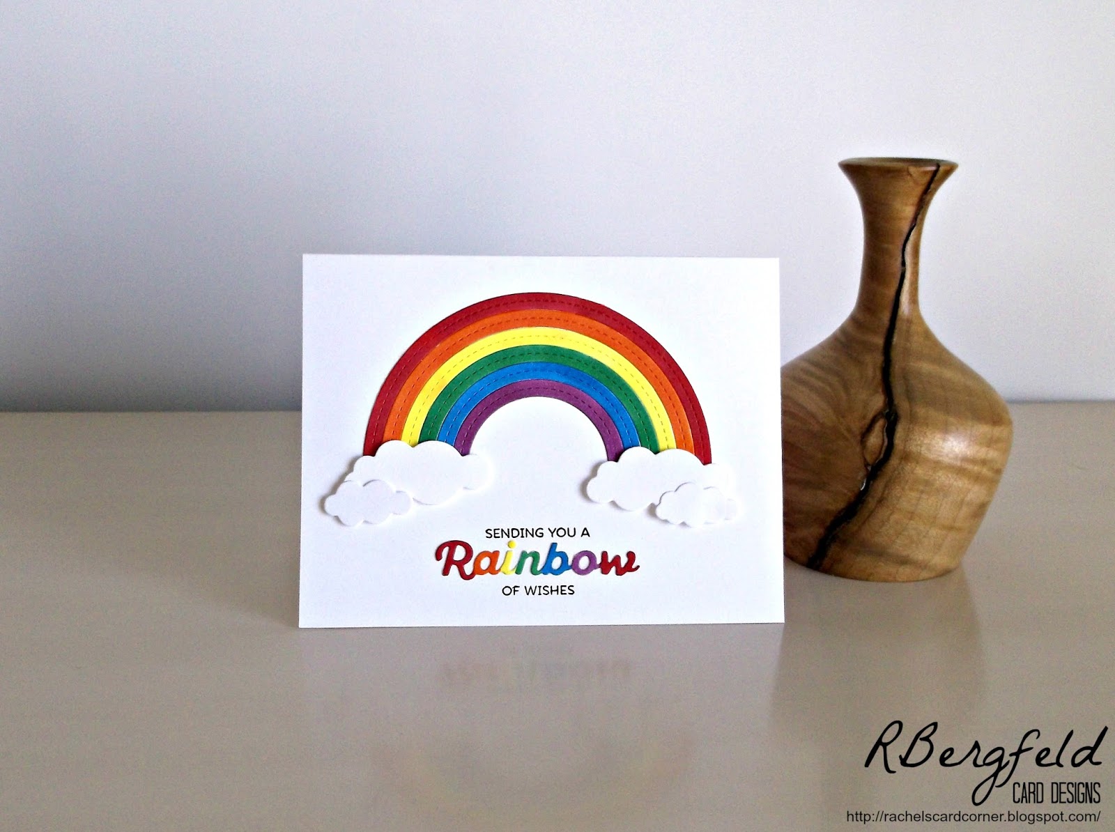 RBergfeld Card Designs Rainbow of Wishes