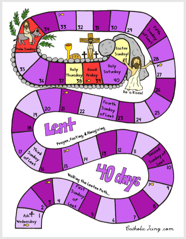 Calendars Planners Paper Lent Liturgical Calendar Printable Catholic 