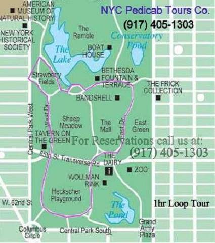 richie's central park pedicab tours