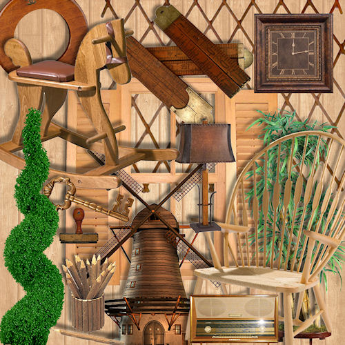 Miriamsscrap It's all wood (elements part 2)