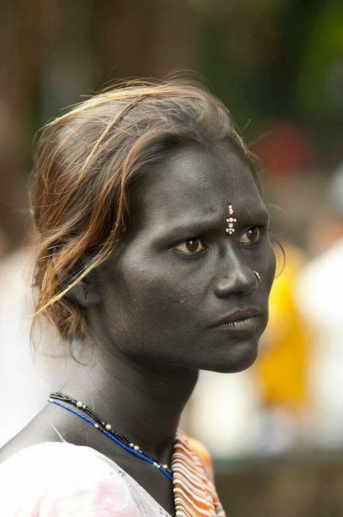 nude Dark indian girl