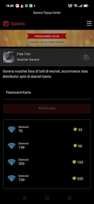 How to Exchange Garena Shell Voucher into Diamond Free Fire 4