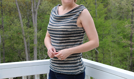 Front of Knit Wool Summerfly Shirt featuring Armholes