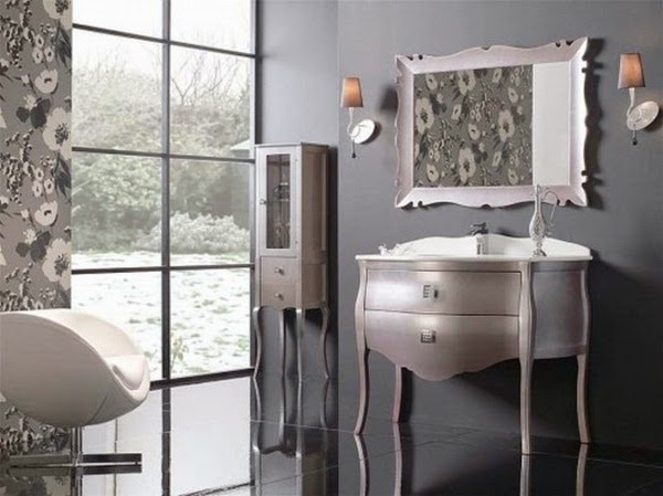An Elegant and Romantic Bathroom