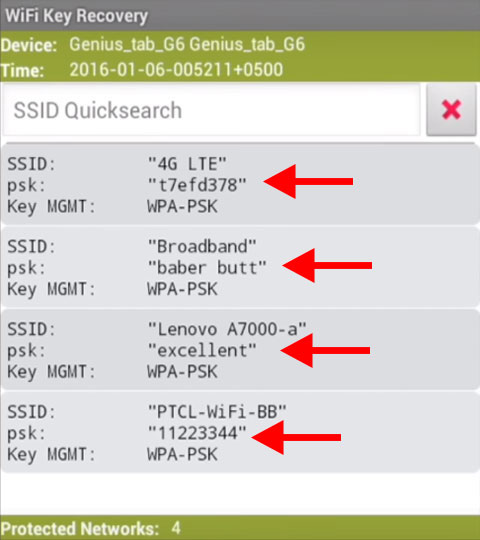 wifi password recovery