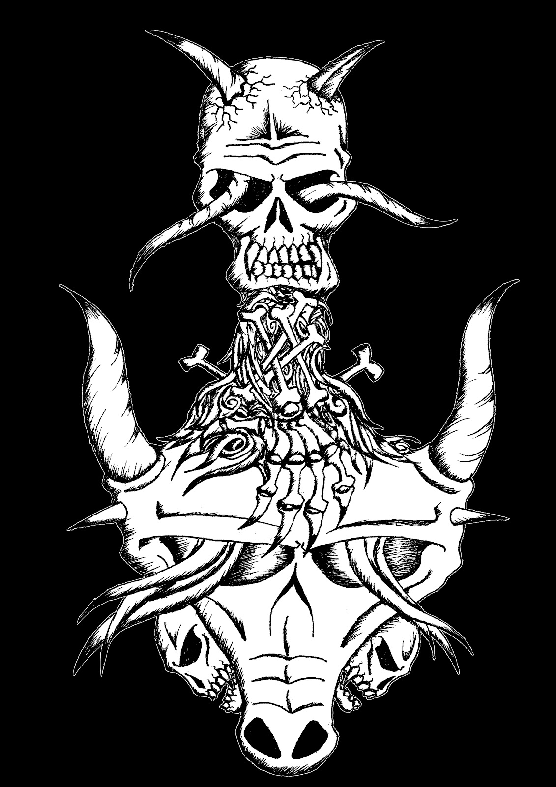 Ide 32+ Gambar Keren Hitam Putih 3d