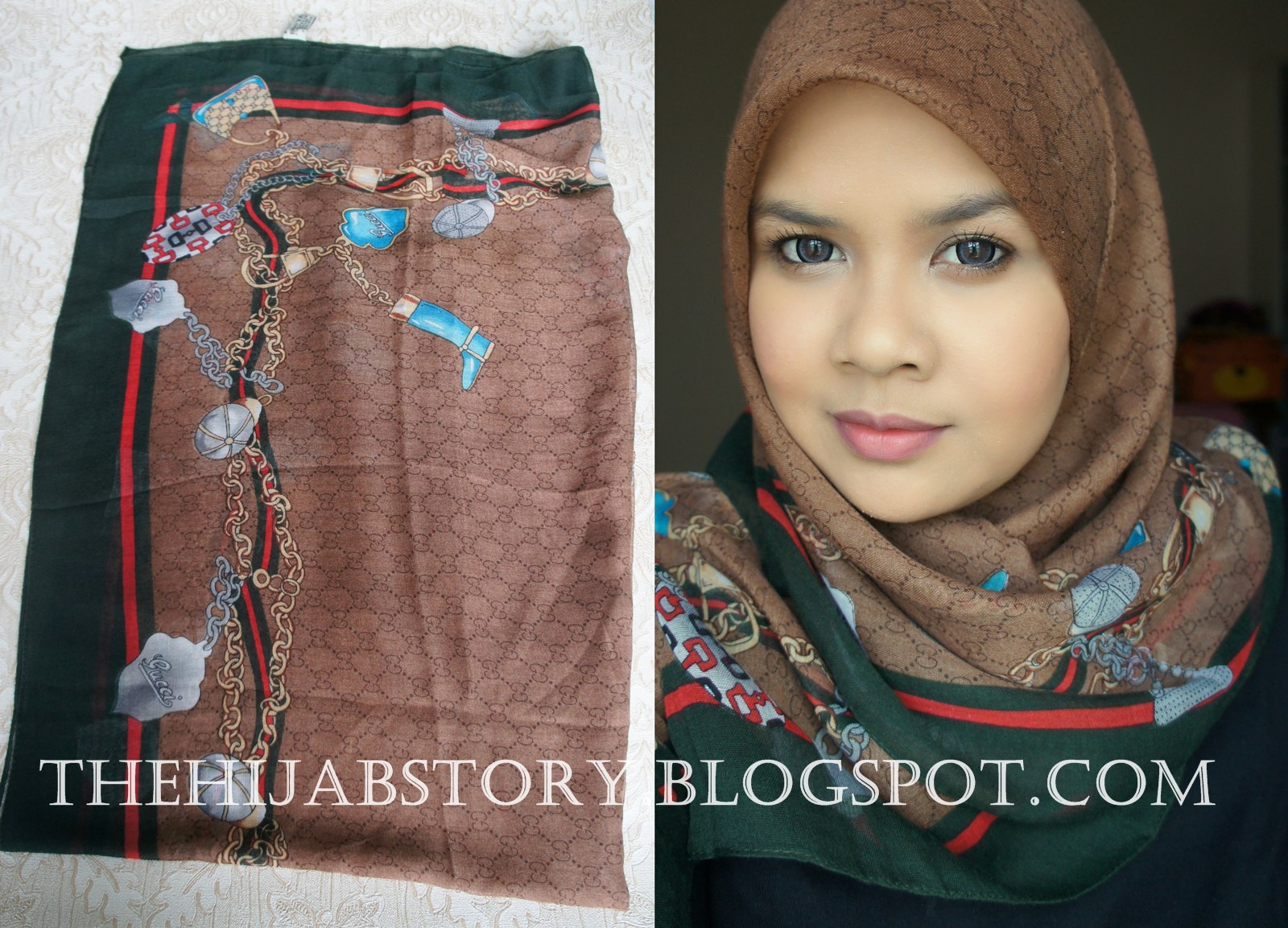 The Hijab Story, Your Online Hijab Store LV & Gucci Cotton Square Scarves