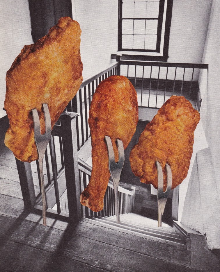 The Kollage Kit The Smell of Fried Chicken Came Wafting Up the Stairs