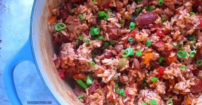 Creole Rice and Beans with Sausage