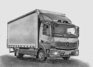 Mercedes Benz Atego rysunek drawing
