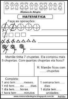 Matemática Matemática para séries iniciais de alfabetização