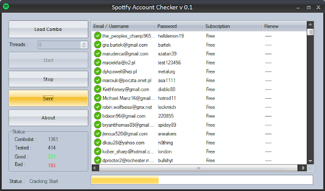 Spotify Checker | SNAKE TOOLS