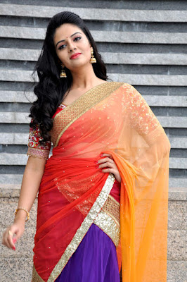 SriMukhi in Saree Photos