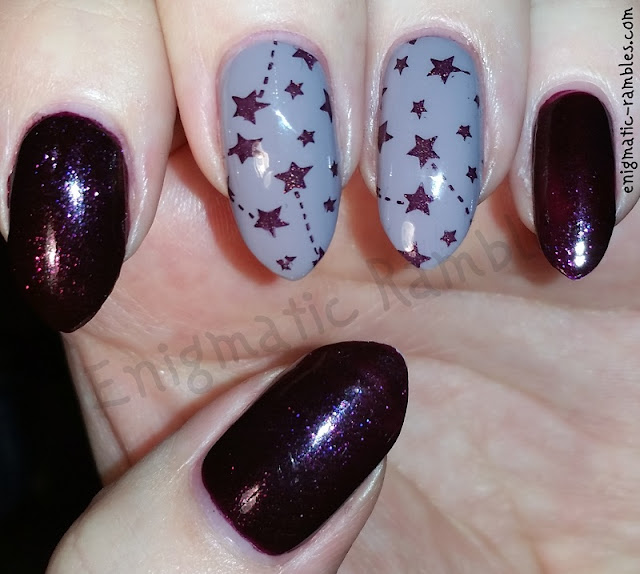 Winter-Constellation-Nails-Nail-Art-Stamping