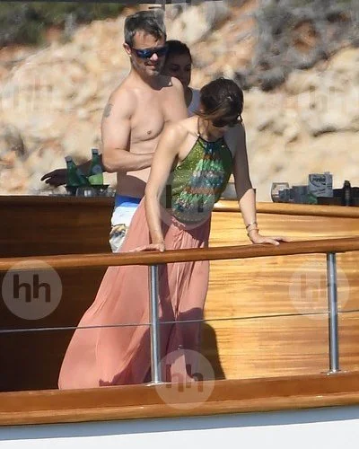 Crown Princess Mary, Crown Prince Frederik, Prince Christian, Princess Isabella, Prince Vincent and Princess Josephine on holiday on a luxury yacht in Kos island of Greece