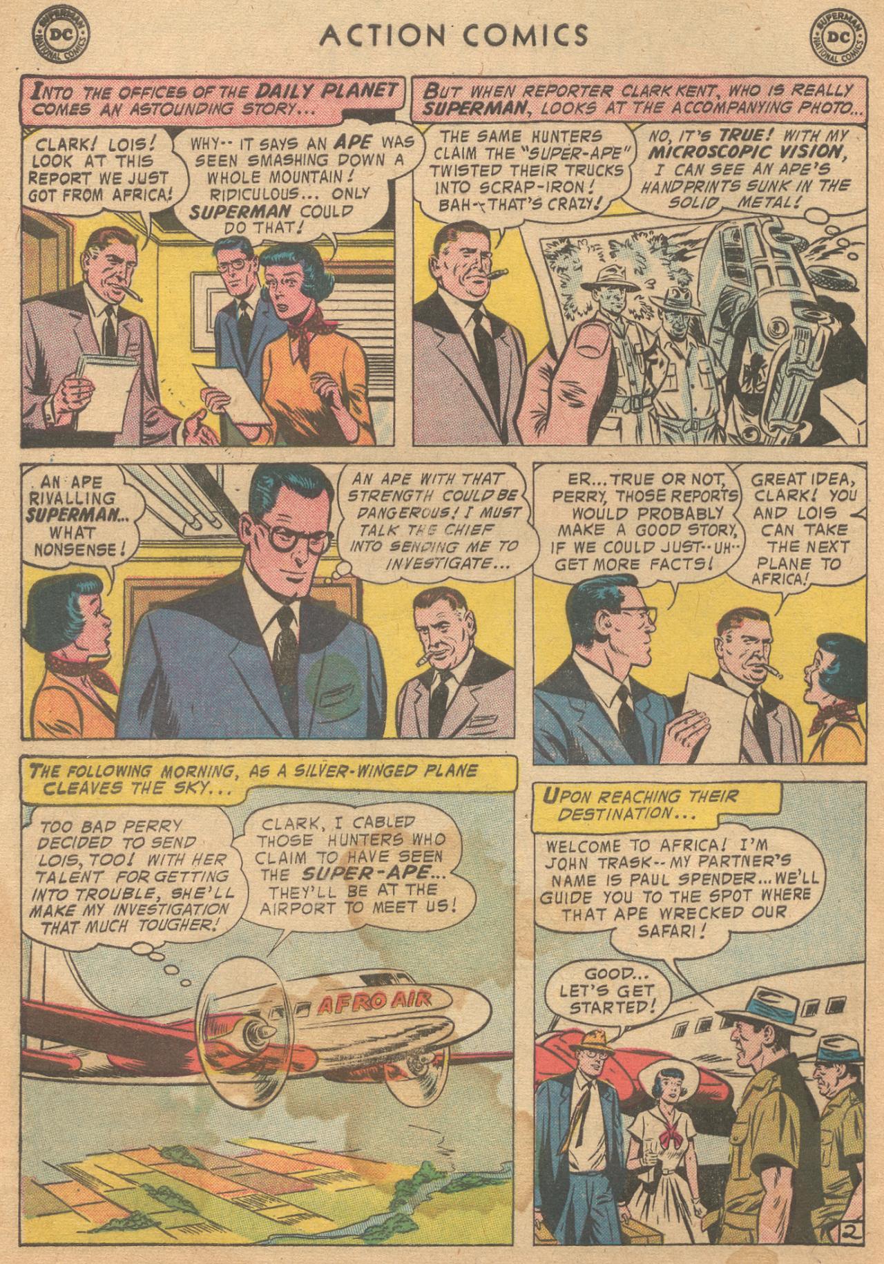 Action Comics (1938) 218 Page 2
