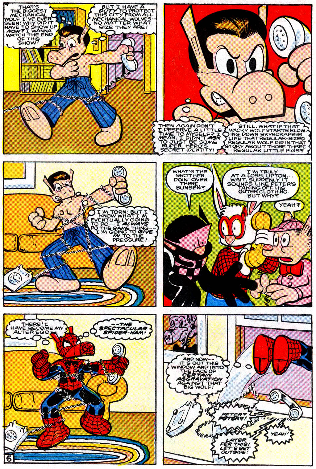 Read online Peter Porker, The Spectacular Spider-Ham comic -  Issue #11 - 6